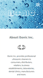 Mobile Screenshot of isonicinc.com